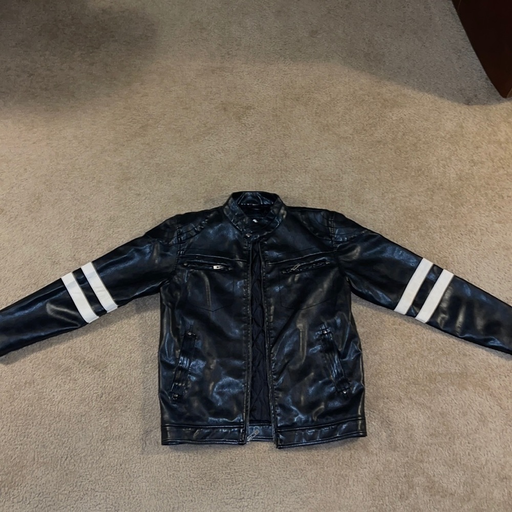 Custom Rags Women’s Small Biker / Motorcycle Leather Jacket